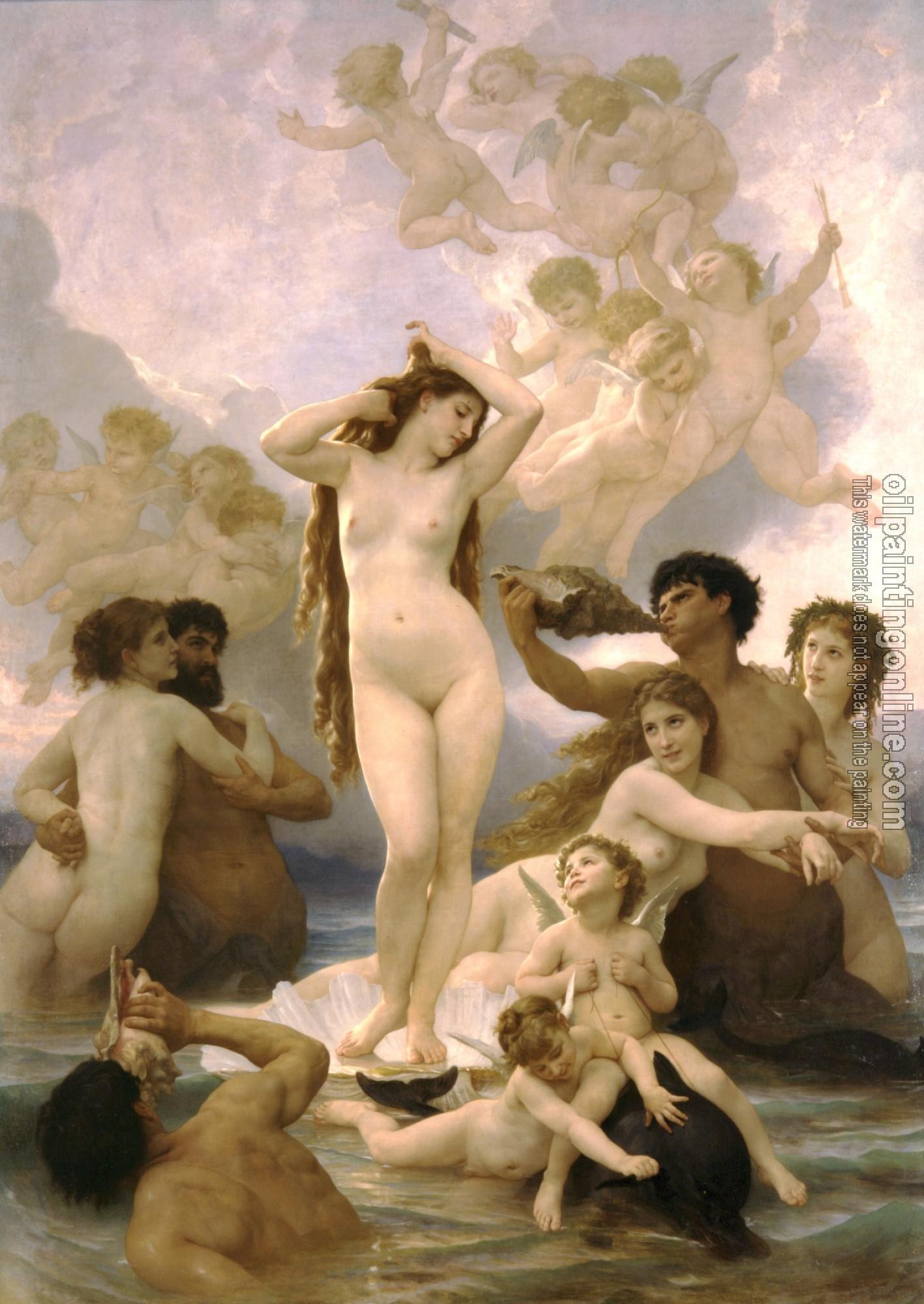 Bouguereau, William-Adolphe - Birth of Venus